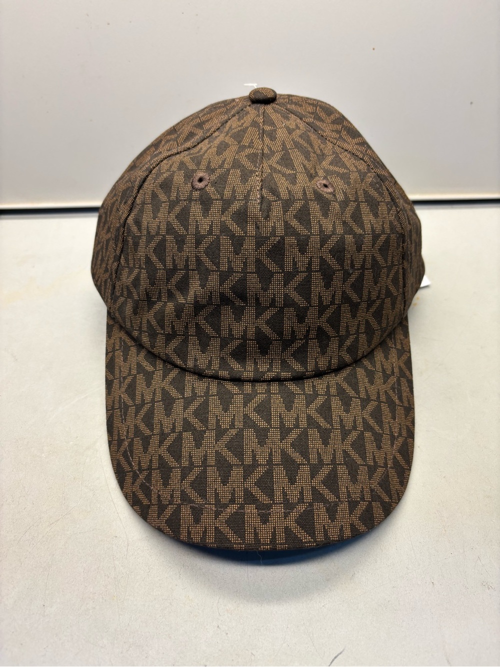 Michael Kors Brown MK Monogram Baseball Cap